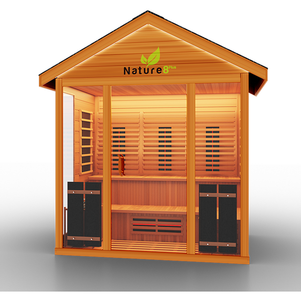 Medical Saunas Nature 8 Plus Outdoor Sauna