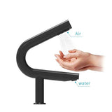 Fontana Showers Fontana Commercial Automatic Touchless Sensor Faucet with Hand Dryer in Black AUTOMATIC-SENSOR-FAUCET-FSAD03