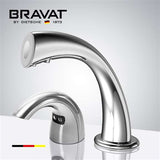 Fontana Showers Bravat Commercial Automatic Electrical Sensor Faucet with Automatic Soap Dispenser in Chrome BRAVAT-SFSD