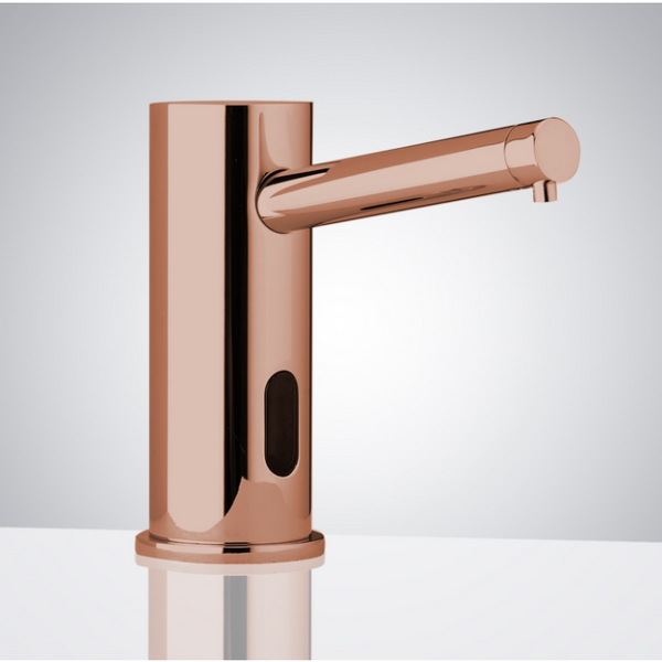 Fontana Showers Fontana Stainless Steel Automatic Commercial Rose Gold Sensor Soap Dispenser FB507GD-SD