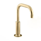 Fontana Showers Built to Last Commercial Fontana Smart Infrared Automatic Sensor Faucet in Gold FS-544RR