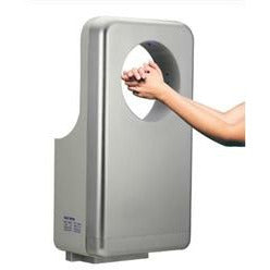 Fontana Showers Jet Hand Dryer Three Air Outlet Antibacterial Coating HEPA Filter, Silver FS-AHD-0103-S