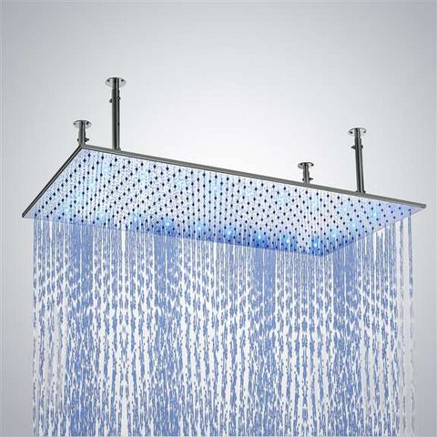 Fontana Showers 20" by 40" LED Rain Shower Head FS-led303-shower-head