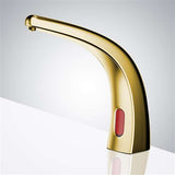 Fontana Showers Fontana Agra Gold Commercial Automatic Motion Sensor Faucet with Matching Soap Dispenser FS10202G