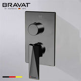 Fontana Showers Bravat Dark Oil Rubbed Bronze Shower Set With Valve Mixer 2-Way Concealed Ceiling Mounted FS1061