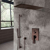 Fontana Showers Bravat Thermostatic Light Oil Rubbed Bronze Waterfall & Rainfall Shower Set FS1066