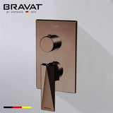 Fontana Showers Bravat Light Oil Rubbed Bronze Shower Set With Valve Mixer 2-Way Concealed Wall Mounted FS1067