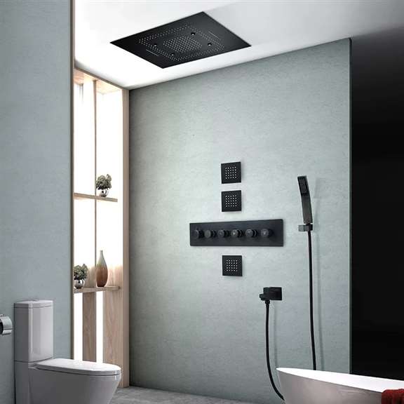 Fontana Showers Cholet LED Music Rainfall Thermostatic Shower Head FS1464