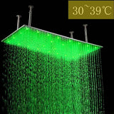 Fontana Showers Creteil LED Large Ceiling Mount Bathroom Shower System FS15006