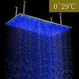 Fontana Showers Dax Brushed LED Rain Shower Set FS15009