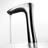 Fontana Showers Fontana Dijon Cutting Edge Intelligent Digital Touch Sensor Faucet & Automatic Liquid Foam Soap Dispenser in Chrome FS1807