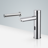 Fontana Showers Fontana Carpi Chrome Motion Sensor Faucet & Touch Free Automatic Wall Mount Soap Dispenser for Restrooms FS18124