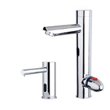 Fontana Showers Fontana Chrome Sensor Faucet & Matching Automatic Soap Dispenser FS18129-SD