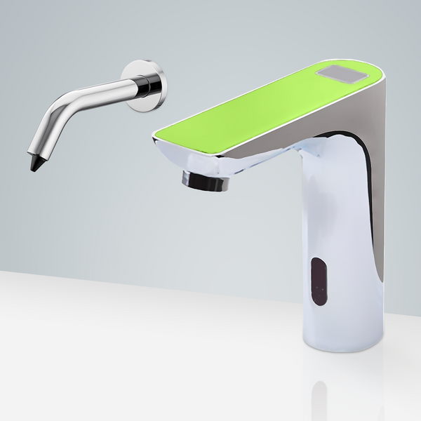 Fontana Showers Fontana Cholet Chrome Commercial Infrared Motion Sensor Faucet & Automatic Soap Dispenser for Restrooms FS18236