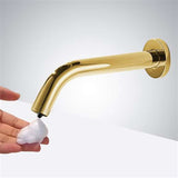 Fontana Showers Fontana Dijon Solid Brass Gold Wall Mount Commercial Automatic Sensor Faucet and Sensor Liquid Foam Soap Dispenser FS18268-G
