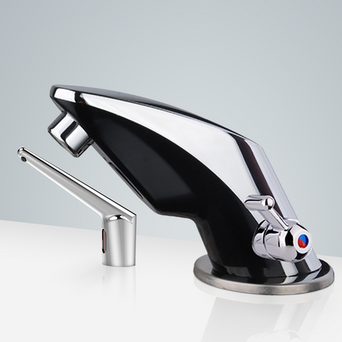 Fontana Showers Fontana Le Havre Chrome Finish Motion Sensor Faucet & Automatic Soap Dispenser for Restrooms FS1865