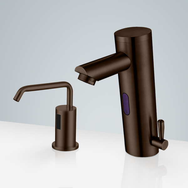 Fontana Showers Fontana Sète Motion Sensor Faucet & Automatic Soap Dispenser in Oil Rubbed Bronze FS1869