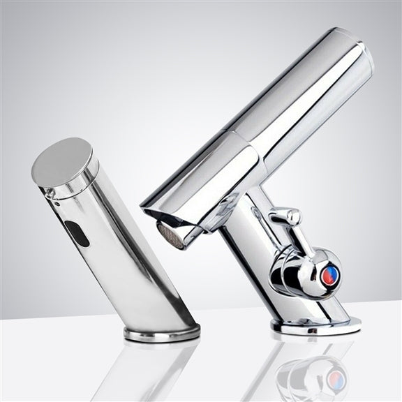 Fontana Showers Fontana Dax Chrome Finish Motion Sensor Faucet & Automatic Soap Dispenser for Restrooms FS1890