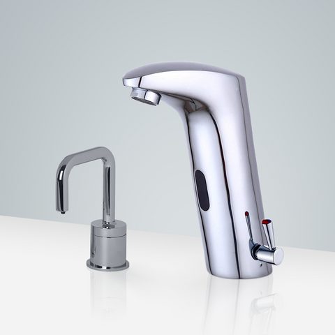 Fontana Showers Fontana Toulouse Chrome Finish Motion Sensor Faucet & Automatic Soap Dispenser for Restrooms FS1896