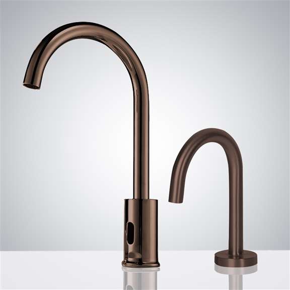 Fontana Showers Venice High Quality Commercial Faucet & Soap Dispenser FS19006LRB