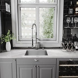 Fontana Showers Barletta Swivel Single Handle Chrome Kitchen Faucet FS2839