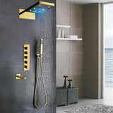 Fontana Showers Fontana Créteil Gold LED Waterfall Shower Set FS3661RS