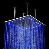 Fontana Showers Fontana 40" Color Changing LED Rain Shower Head (Solid Brass) FS792