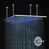 Fontana Showers Fontana Color Changing LED Rain Shower Head (Solid Brass) with Built-in Mixer FS792M