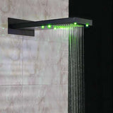Fontana Showers Doccia Oil Rubbed Bronze Wall Mounted Shower Set with Mixer Valve FS869RCO