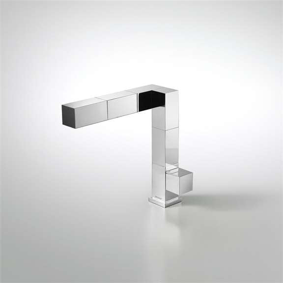 Fontana Showers Bravat Stylish Square Adjustable Chrome Deck Mount Faucet FS9520