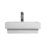 Fontana Showers Bravat Rectangle Deck Surface Mount Ceramic Sink with Faucet FS9523