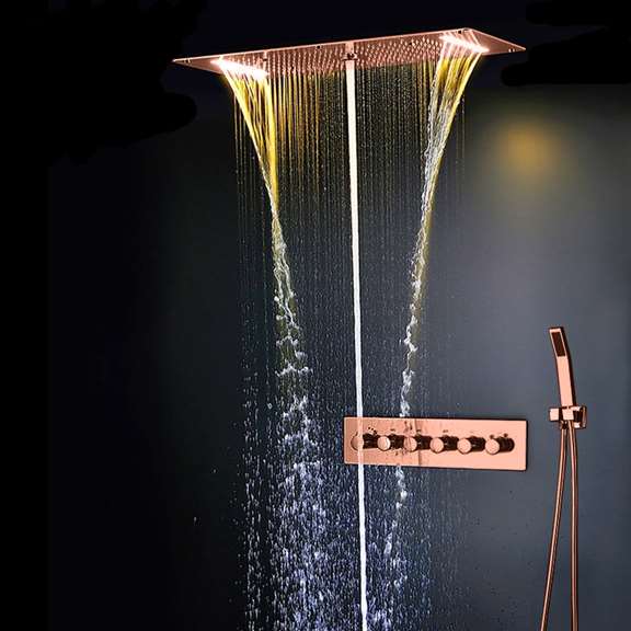 Fontana Showers Fontana Showers Extreme Luxury 3-Way Shower Head With Body Jet & Hand Shower FS9544