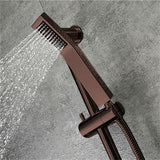 Fontana Showers Fontana 20" x 14" Light Oil Rubbed Bronze Showers Smart & Intelligent LED Touch Control Rainfall Shower Head With Hand Shower FS9545