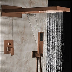 Fontana Showers Fontana Shower Light Oil-Rubbed Bronze Head Shower with Hand Shower FS9547