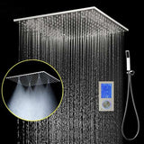 Fontana Showers Fontana Denver Chrome Digital Touch Panel Thermostatic Shower Set FS9645