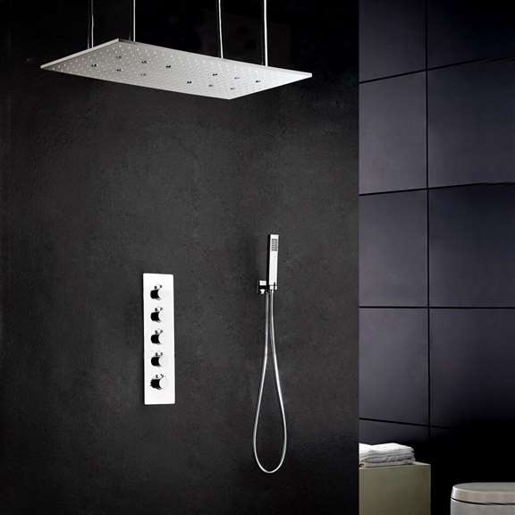 Fontana Showers Fontana Verona Temperature Controlled LED Shower System FS971JSA