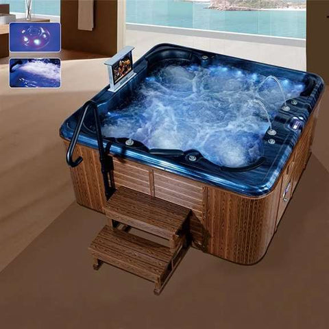 Fontana Showers Fontana Milan Whirlpool Massage Outdoor Freestanding Bathtub FS9968