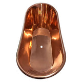Fontana Showers Fontana Chicago Hammered Brass Copper Indoor Soaking Bathtub FS9992