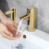 Fontana Showers Fontana Commercial Gold Platinum Automatic Thermostatic Sensor Faucet and Automatic Soap Dispenser FST9879M