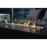 Elementi Varna Marble Porcelain Fire Table OFP121BB