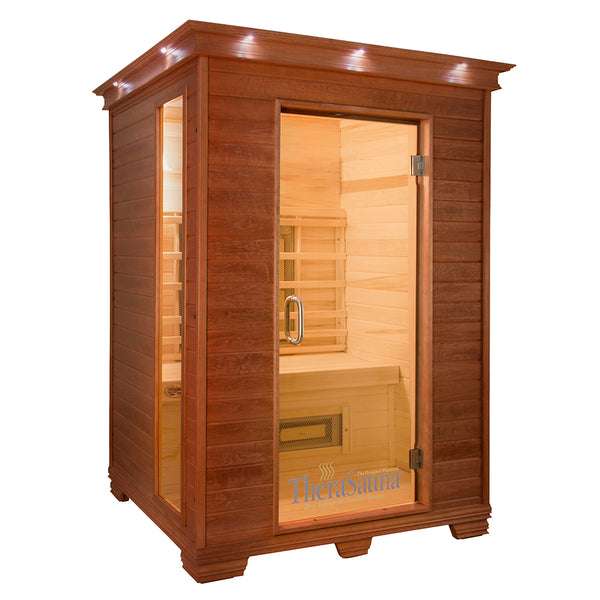 TheraSauna 2 Person Plus Straight Bench Far Infrared Sauna TS5753