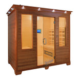 TheraSauna 4 Person Unit With Opposite Facing Benches Far Infrared Sauna TS7754