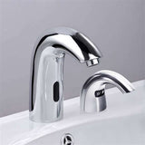 Fontana Showers Fontana Commercial Chrome Automatic Motion Sensor Bathroom Faucet and Soap Dispenser bathroom-faucet-FB507-D