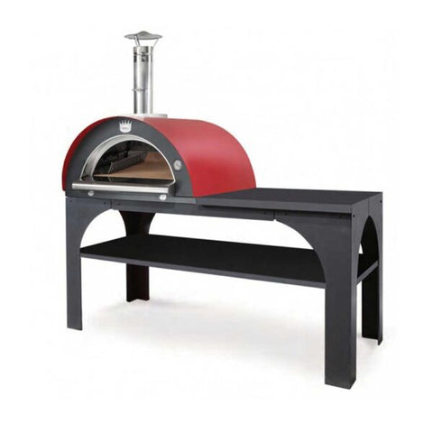 Clementi Medium Pizza Party Single Chamber Wood-Fired Pizza Oven PIZZAPARTY RED