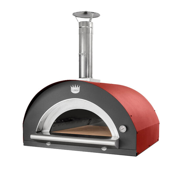 Clementi Large Family Single Chamber Wood-Fired Pizza Oven FAM100 RED