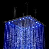 Fontana Showers Fontana 24" Oil Rubbed Bronze Square Rainfall LED Showerhead oil-rubbed-bronze-FBTD007-1ORB