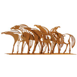 Cricket Forge Wild Horses Sculpture