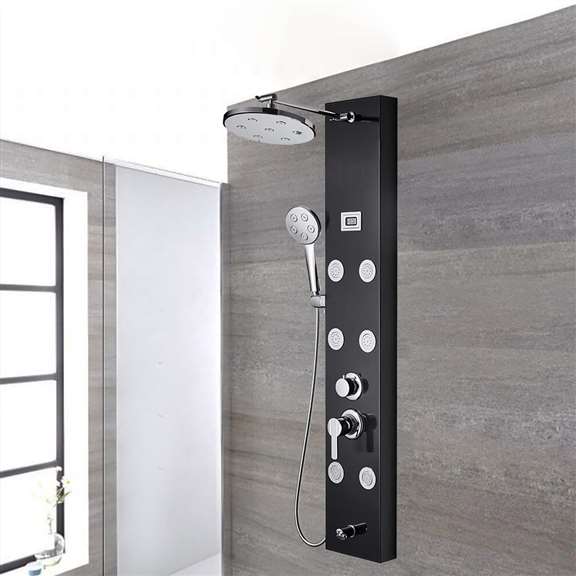 Fontana Showers Shower Panel Tower shower-massage-panel-0810
